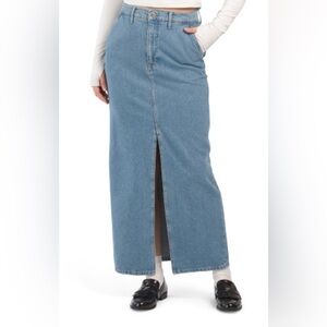 Derek Lam Crosby Maxi Denim Skirt NWT